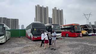 welcome our client from Democratic Republic of Congo visit my company ordered 3 units yutong bus [upl. by Ayikin676]