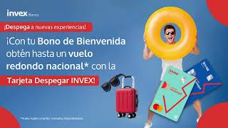 Con Despegar INVEX comienza a disfrutar ✈ Obtén un Bono de Bienvenida para poder viajar [upl. by Sension]