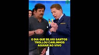 O Dia que Silvio Santos Trollou Carlinhos Aguiar Ao Vivo [upl. by Epperson]