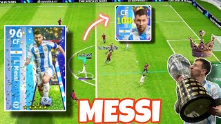 New MESSI Card is Really COOKING  REVIEW MESSI  messi efootball2024 [upl. by Seka]