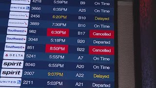 Southwest Airlines Travelers Struggle At Indianapolis International Airport [upl. by Alita407]