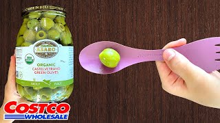 🇮🇹 Asaro Organic Castelvetrano Green Olives  Costco Product Review [upl. by Macintyre316]