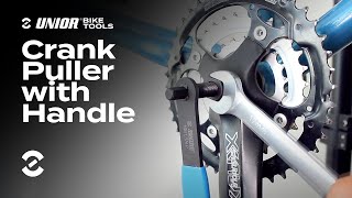 Crank puller with handle 166134P  Product Overview  Unior Bike Tools [upl. by Nissa]