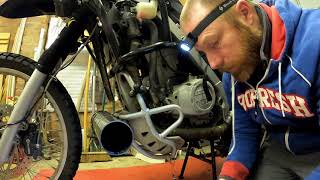 BMW F650GS Dakar Felxible Oil Return Pipe Install  How To [upl. by Guimond220]