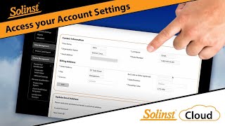 Solinst Cloud Account Settings [upl. by Ardnahcal]