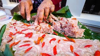 Street Food in Luang Prabang  WILD GRILLED BEE HONEY COMB  Morning Market Lao Food Tour [upl. by Eindys]