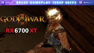 God Of War 3 PC Hermes Death Gameplay Test  RPCS3 PS3 Emulator  4K 60FPS  RX 6700 XT R5 5600X [upl. by Avat]