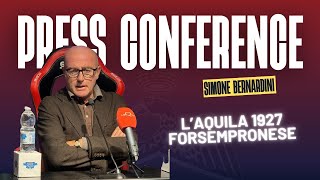 🎤 Conferenza post gara del DG Bernardini [upl. by Meyer]