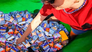 JACKPOT This Dumpster Was FULL Of FREE FOOD And GOODIES [upl. by Liza170]