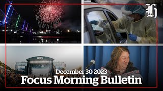 Honours list Covid cases increase and Fireworks warning  Focus Morning Bulletin December 30 2023 [upl. by Trainor]