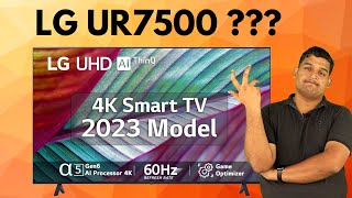 LG UR 7500 4k tv full review video for amazon and flipkart sale  LG UR 7500 2023 [upl. by Tomasina]