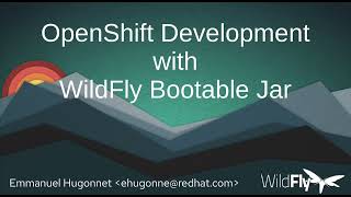 WildFly maven plugin devwatch goal with OpenShift [upl. by Juan]