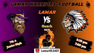 Ozark vs Lamar 7th Grade and Jr High [upl. by Tallia]