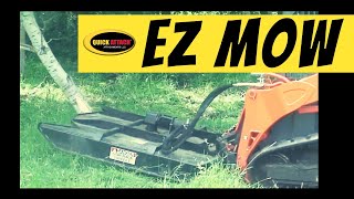 EZ Mower Utility Brush Mower by Quick Attach [upl. by Leahcimal]