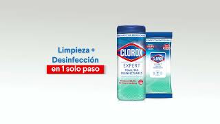 Con toallitas Clorox® limpia y desinfecta fácilmente ¡Sin interrumpir lo que estás haciendo [upl. by Melony]