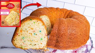 How to Make Cake Mix Box Taste Homemade or Bakery Cake  Doctored Cake Mix Recipe [upl. by Etnelav814]