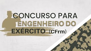 Concurso para Engenheiro do Exército CFrm  Bizu do Engenheiro 👷‍♂️💡 [upl. by Sherar]