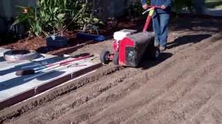 Drip Irrigation Getting Installed For Grass Lawn [upl. by Erret]