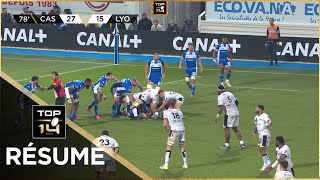 TOP 14  Résumé Castres OlympiqueLOU Rugby 2722  J20  20222023 [upl. by Akerehs]