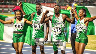 African Games 2023 Mixed 4X400m Relay Finals [upl. by Aihsila]