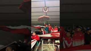 BARRA MARGINALES 🔴⚪ CURICO UNIDO CON TELONES EN EL ESTADIO LA GRANJA [upl. by Zenobia416]