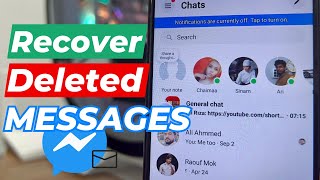 How to Recover Deleted Messages on Messenger [upl. by Battat163]