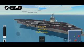 Landing C17 on a USS Gerald R Ford Full Video [upl. by Rihaz]