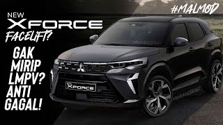 MITSUBISHI XFORCE FACELIFT 2025  GAK MIRIP XPANDER LAGI  Virtual Modification MALMOD Xforce [upl. by Donoho]