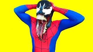 Spiderman in real Life vs Venom  Superhero fights Epic [upl. by Zerline]