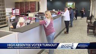 Absentee voting numbers up in Mississippi [upl. by Carli864]