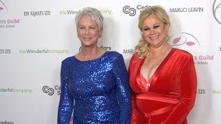 Jamie Lee Curtis and Caroline Rhea quotWomens Guild CedarsSinai Disco Ballquot Red Carpet Event [upl. by Buff]