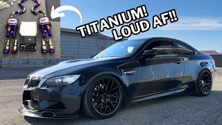 INSTALLED EPIC Exhaust For My BMW M3 E92 SOUNDS INSANE [upl. by Chobot255]