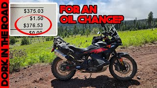 2024 KTM 790 Adventure First Service Cost Breakdown Itemized Receipt [upl. by Nej]