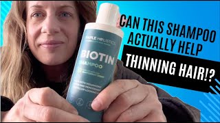 Biotin SHAMPOO Revealed  The Thinning Hair Solution You Never Knew You Needed womenover40 [upl. by Eldnik]