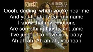 Carole King I feel the earth move lyrics [upl. by Leahciam]