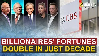 Billionaires Fortunes Double in Just Decade  Billionaire  4SiDESTVEnglish [upl. by Anallij]