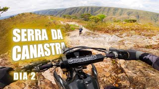 133 km DE TRILHA NA SERRA DA CANASTRA COM PNEU FURADO DIA 2 [upl. by Tesil]