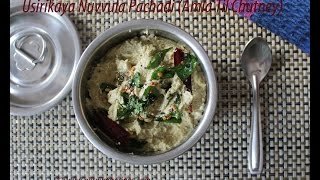 Usirikaya Nuvvula Pachadi Recipe [upl. by Alastair949]