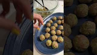 Pesto turkey meatballs with mascarpone orzotto easyrecipe orzo meatballs 30minutemeals recipe [upl. by Sonya]