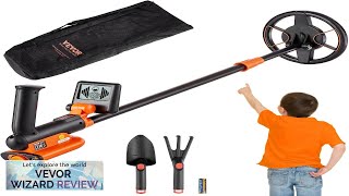 VEVOR Metal Detector for Kids 6 Inch 2537 Adjustable Gold Detector IP68 Review [upl. by Kinchen386]