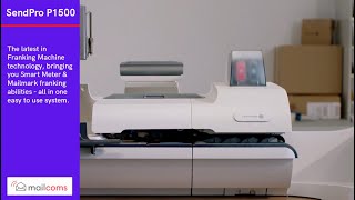 About The Mailcoms Send Pro P1500 Franking Machine [upl. by Idolla]