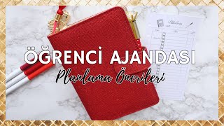 ÖĞRENCİLER İÇİN PLANLAMA  Öğrenci Ajandası [upl. by Ahcorb]