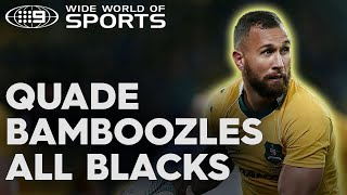 Quade Coopers greatest step against the All Blacks  Wide World of Sports [upl. by Sumaes502]