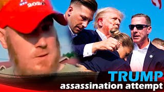 Trump And Witnesses Hospitalized After Rally Shooting By Thomas Crooks AR15 – Exclusive 4K [upl. by Ariaet]