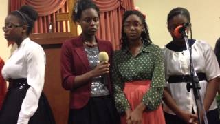 Sisters praising Yhe Lord Jesus at The Spoken Word Fellowsh [upl. by Ja271]