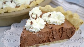 Chocolate Silk Pie Recipe  RadaCutlerycom [upl. by Attoynek662]