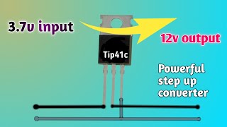 Dc to dc step up converter using simple components  DC to DC Converter Circuit  Circuitbyatul [upl. by Shuman]