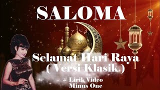 Saloma Selamat Hari Raya minus1 [upl. by Rodolphe]