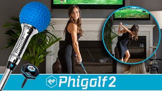 Phigolf 2  New amp Improved Mobile Golf Simulator with WGT amp E6 Connect [upl. by Ahsinirt]