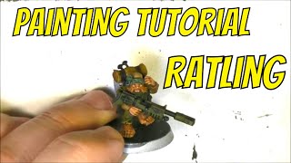 Painting Tutorial Sniper Ratling Blackstone Fortress Part 1 [upl. by Arahat]